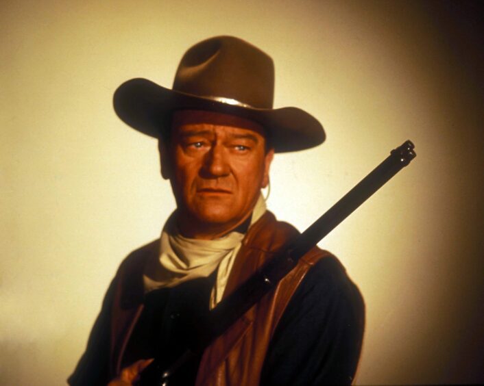 All-American hero John Wayne starred in over 165 movies during his illustrious career. Image: Shutterstock.