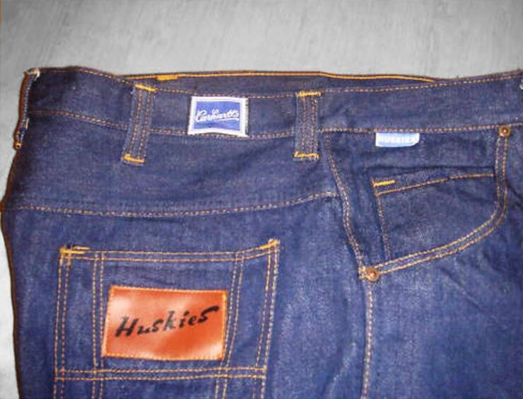 The Huskie-brand jeans were manufactured in Dundee. Image: Retro Dundee.