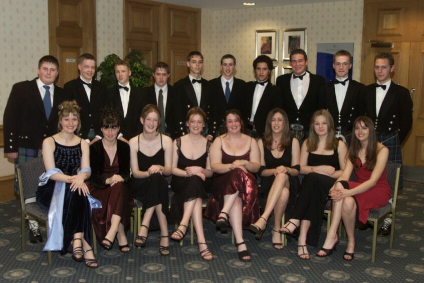 These sixth year pupils from St Saviours enjoyed a dinner dance at the Dundee Hilton.