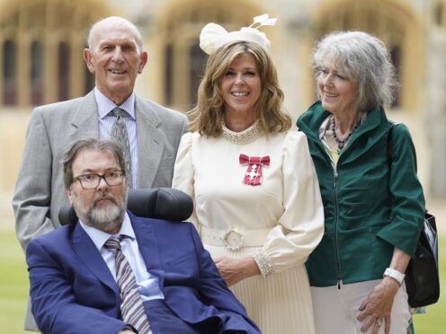 Kate Garraway has spoken about the ‘very lonely and very difficult’ time she has had caring for her husband, Derek Draper (Andrew Matthews/PA)