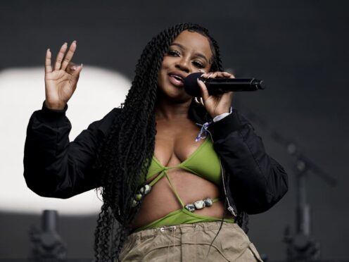 Keisha Buchanan from the Sugababes performing on stage at BST Hyde Park in London (PA/Jordan Pettitt)