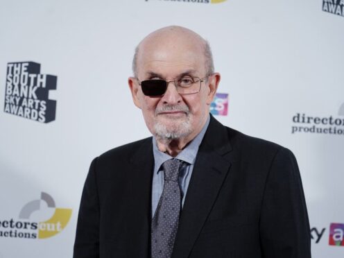 Sir Salman Rushdie (Jordan Pettitt/PA)