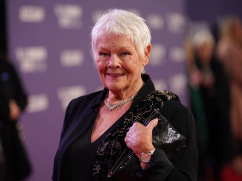 Dame Judi Dench (Yui Mok/PA)