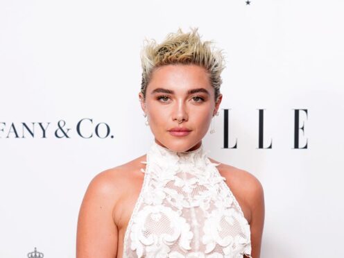 Florence Pugh arrives at the Elle Style Awards held at the Old Sessions House in London (Ian West/PA)