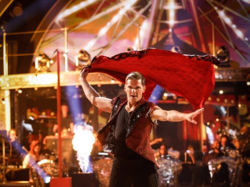 EastEnders star Nigel Harman has topped the Strictly Come Dancing leaderboard after closing out the first live show of 2023 with a dramatic paso doble. (Guy Levy/BBC/PA)