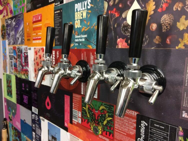 Beer taps on the wall. The Craft Beer Bottle Shop has been highlighted as a gem. Image: Supplied.