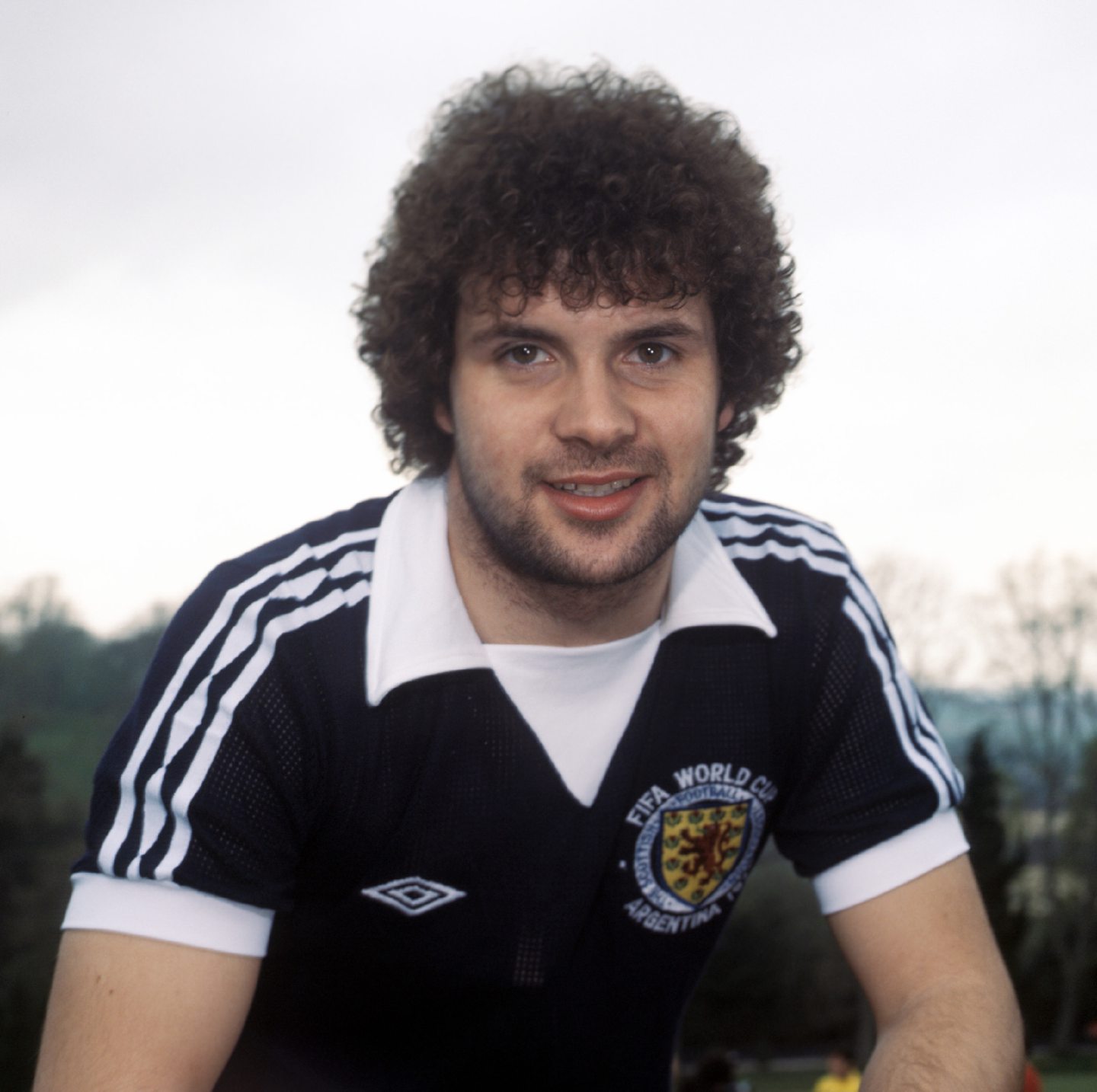 Derek Johnstone, pictured in his Scotland kit, wouldn't be selected for Scotland with MacLeod in charge. Image: SNS.
