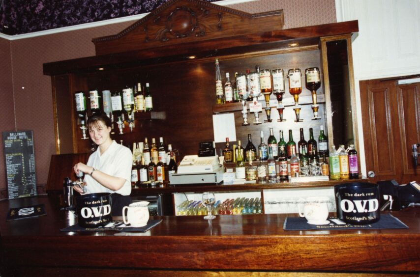 Lesley Cochrane at Ballinard Bar. Image: DC Thomson.