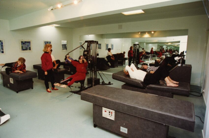 People working out in Shapers studio. Image: DC Thomson.