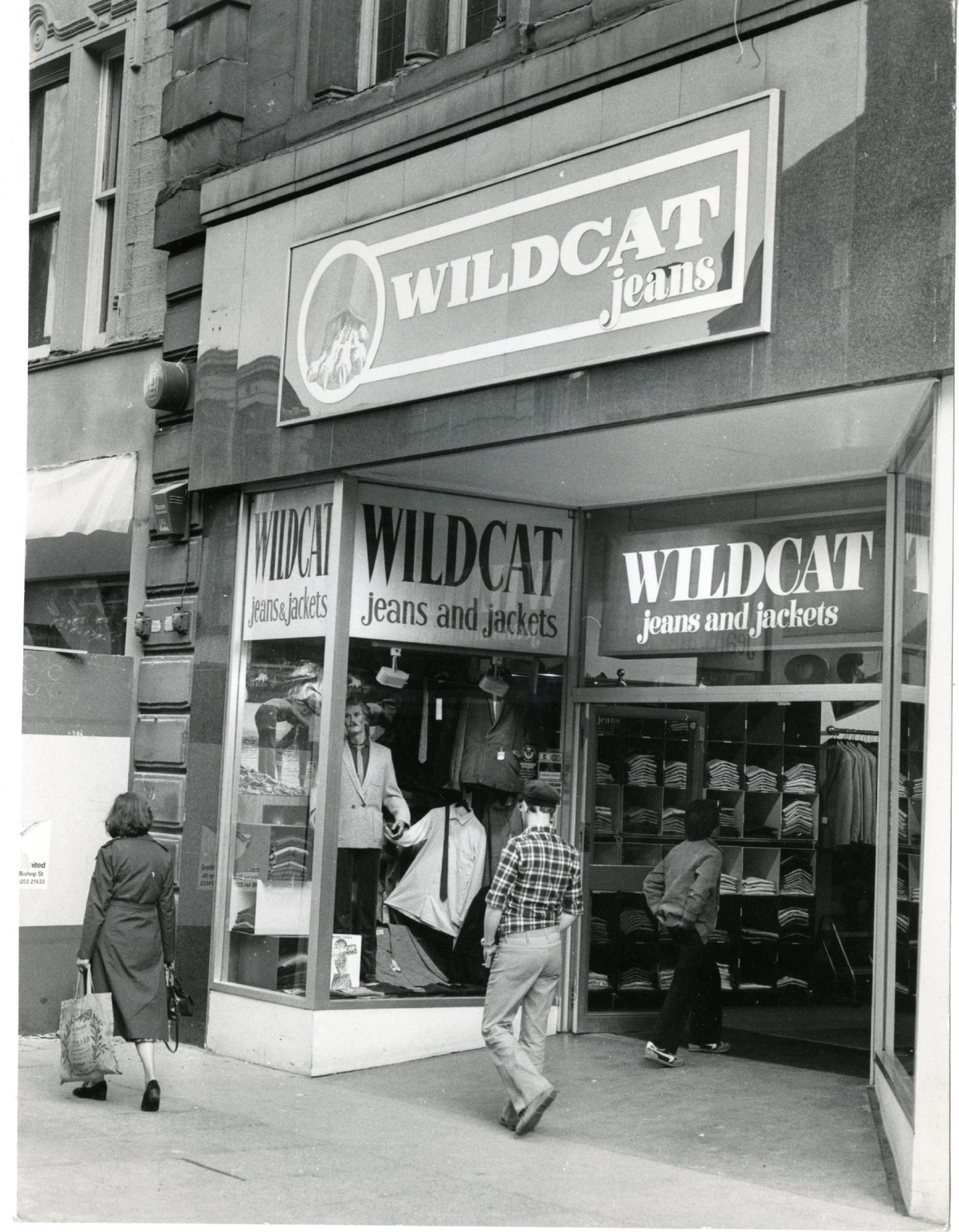 The Wildcat Jeans shop located in the Murraygate in 1979. Image: DC Thomson.
