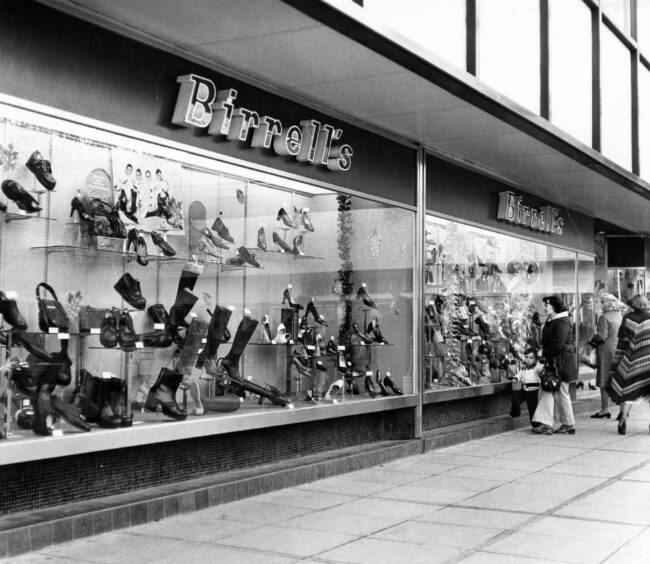 An exterior view of the Birrell's store. Image: DC Thomson.