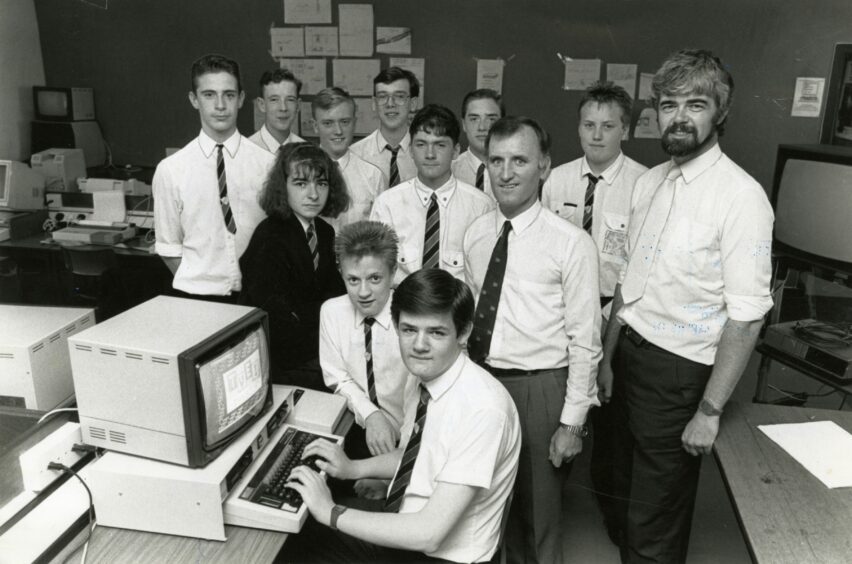 Acorn BBC computers. Image: DC Thomson.