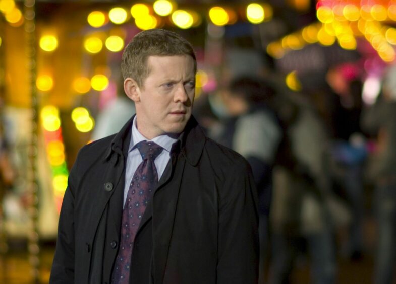 Colin McCredie as DC Stuart Fraser, who became a member of the team after Taggart's death. Image: Supplied.