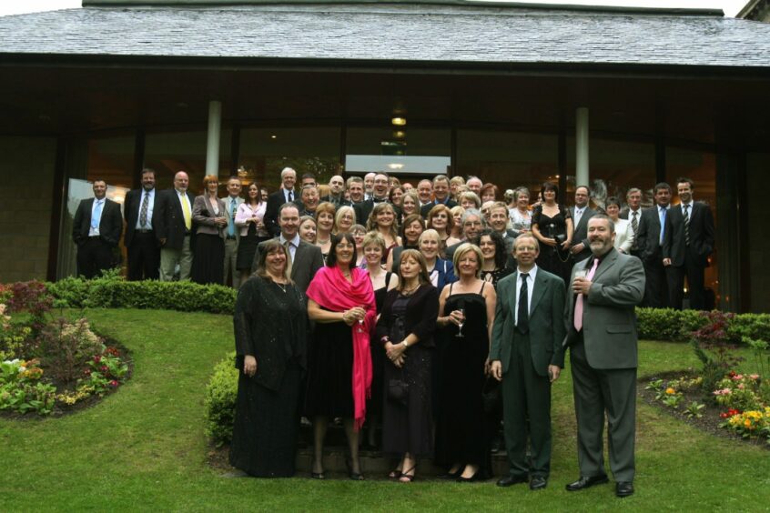 Staff at the final fling event. Image: DC Thomson.