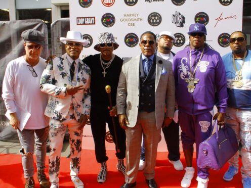 The Sugarhill Gang in Camden (The Music Walk of Fame/Normski Photography/PA)