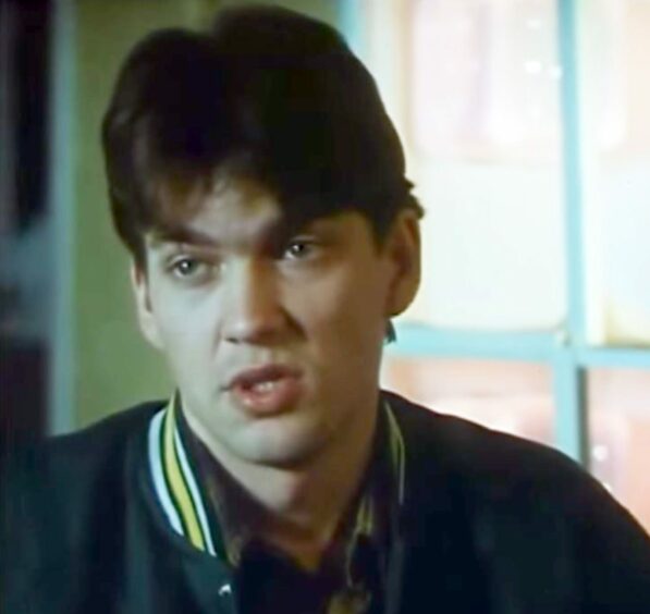 Dougray Scott in a scene from 1992's Nest of Vipers, which was among Taggart's scariest. Image: Supplied.