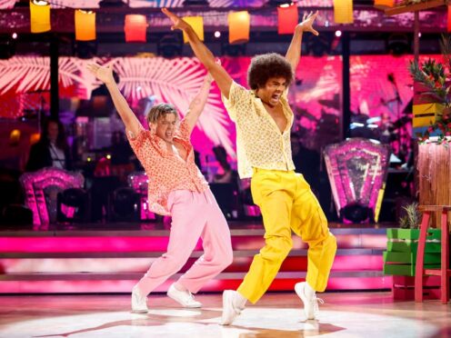 Nikita Kuzmin and Layton Williams wowed the judges (BBC/Guy Levy)