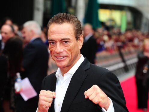 Jean-Claude Van Damme has revealed a tip for training – a shot of alcohol (Ian West/PA)