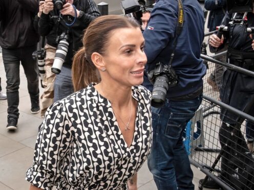 Coleen Rooney during the high-profile libel battle between her and Rebekah Vardy (Aaron Chown/PA)