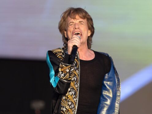 Mick Jagger of The Rolling Stones (Suzan Moore/PA)
