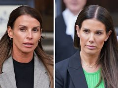 Coleen Rooney and Rebekah Vardy during their High Court libel battle (Yui Mok/PA)