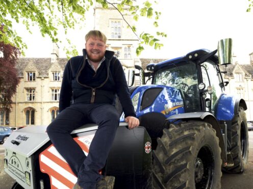 Clarkson’s Farm star Kaleb Cooper (Paul Nicholls/Royal Agricultural University)