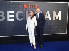 Victoria and David Beckham arrive for the premiere of Netflix’s documentary series (Ian West/PA)