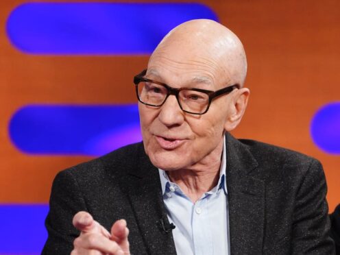 Sir Patrick Stewart discussed his new book on The Graham Norton Show (Ian West/PA)