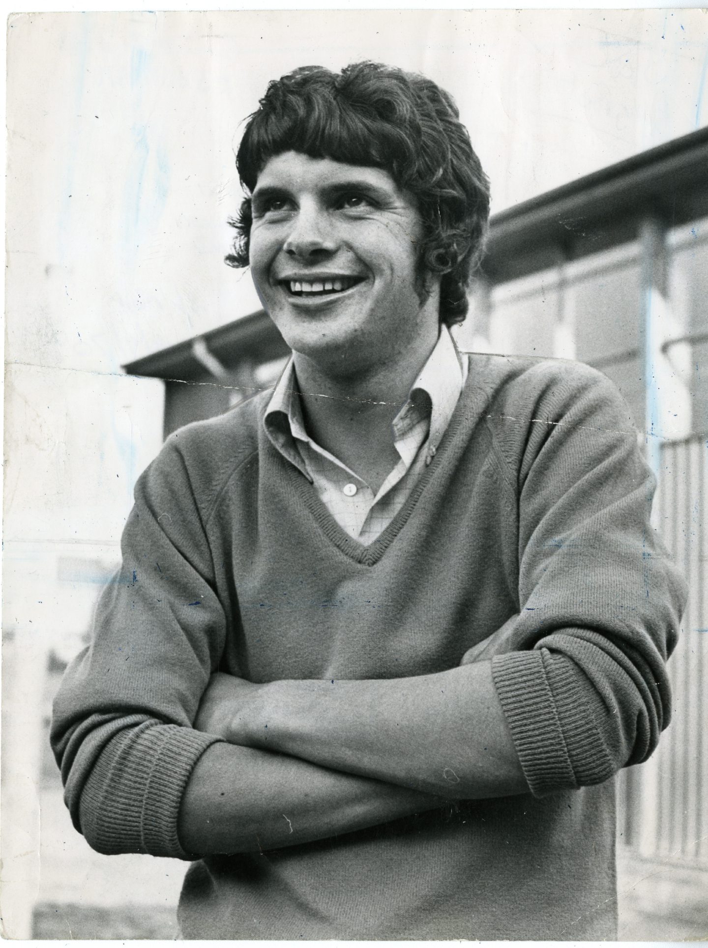 Johnstone after being called up to the Rangers first team for the 1970/71 season. Image: DC Thomson.
