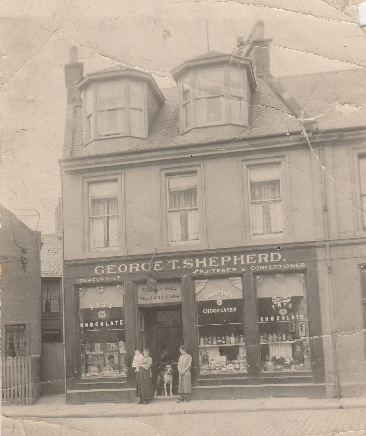 People stand outside the front of Shepherd's