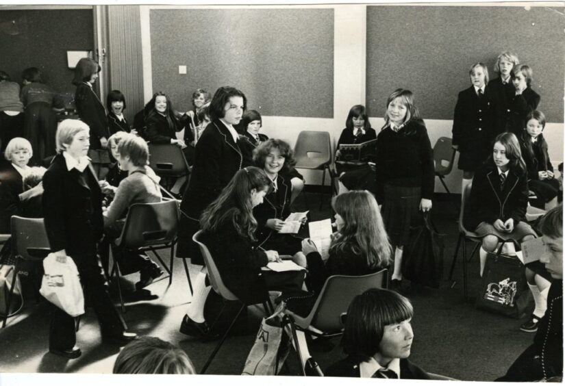 Whitfield High pupils in 1976.