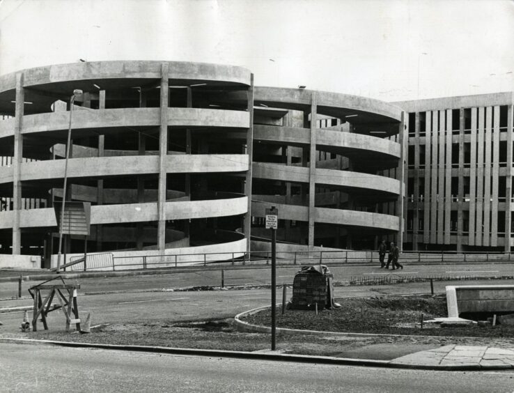 The Bell Street car park in Dundee sits on the site of former New Howff cemetery. 