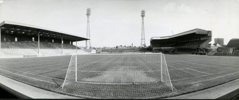A panoramic view of Tannadice Park in 1983. Image: DC Thomson.