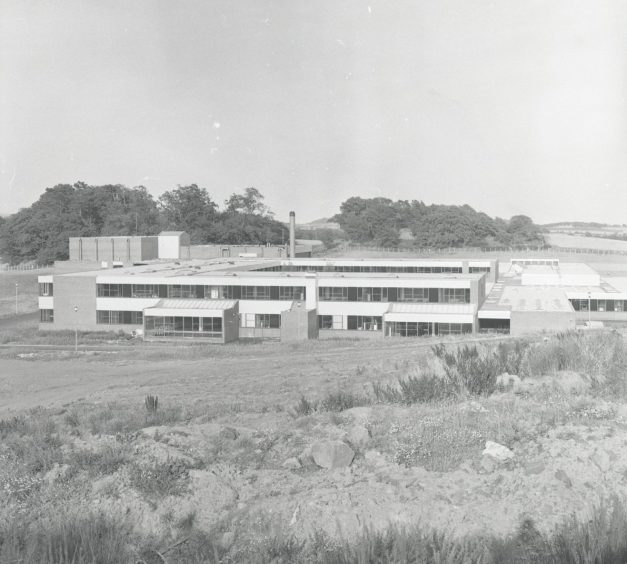 Whitfield High building in 1976.