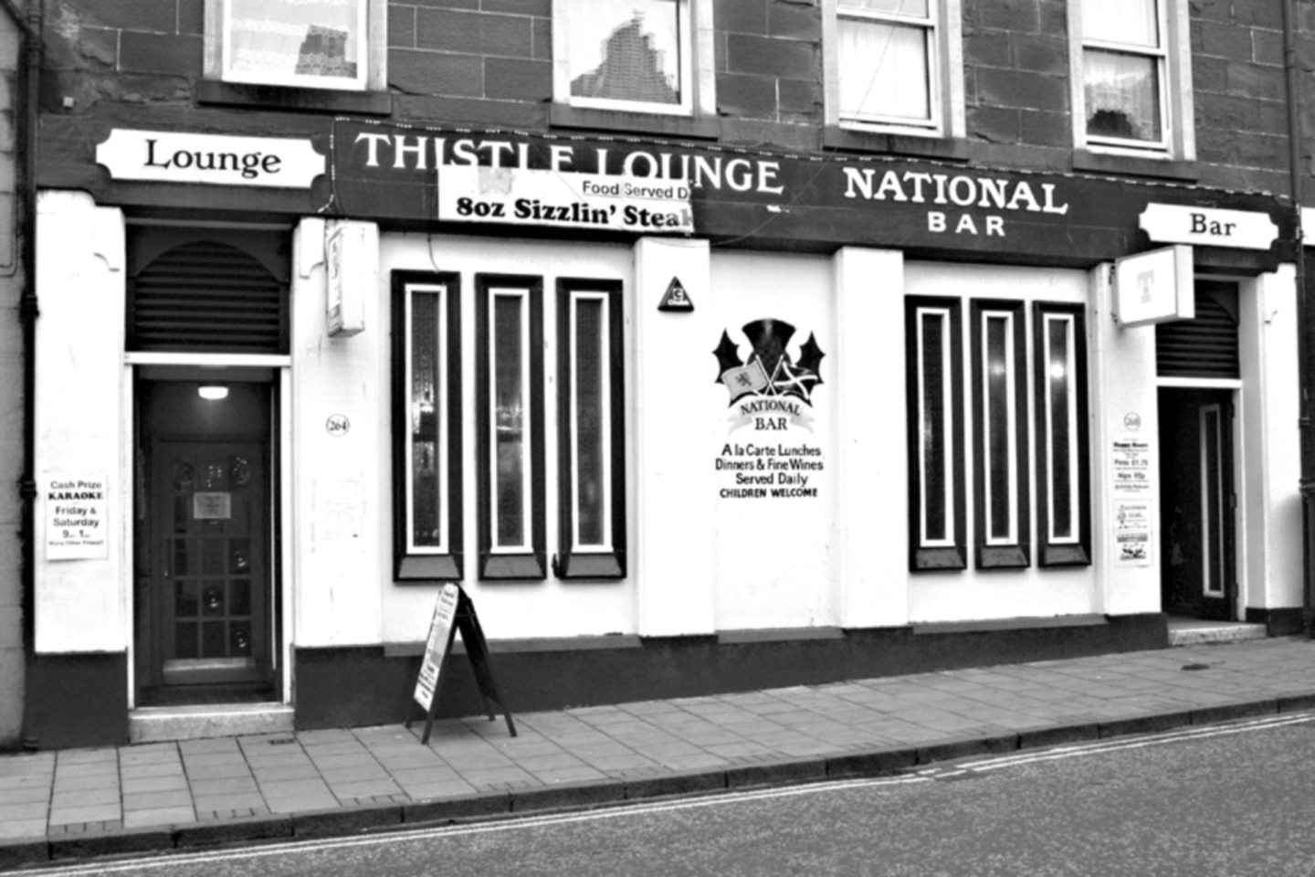 The National Bar in Arbroath. 