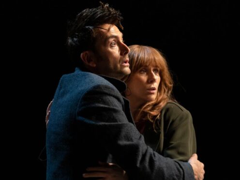 The Doctor (David Tennant) and Donna Noble (Catherine Tate) (Alistair Heap/BBC)