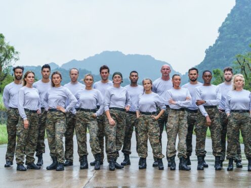 The 15 recruits who took part in Celebrity SAS: Who Dares Wins (Pete Dadds/Channel 4)