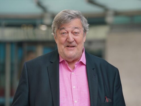 Stephen Fry has spoken about a cocaine addiction which began in his 20s (Lucy North/PA)