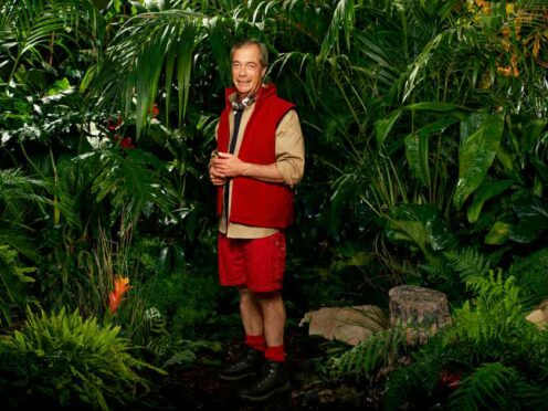 Nigel Farage is among the celebrities in the I’m A Celeb jungle (ITV/PA)