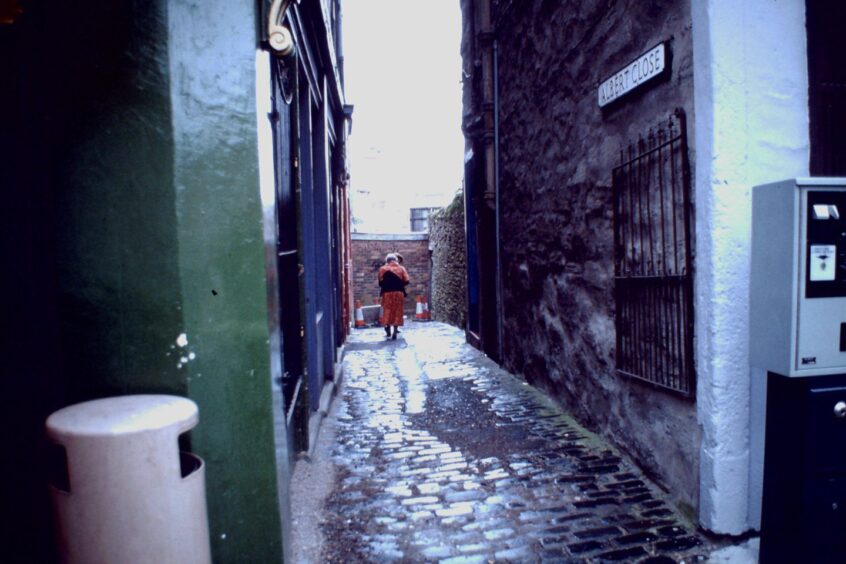 Albert Close in Perth in 1991 during the excavation work. Image: Alder Archaeology.