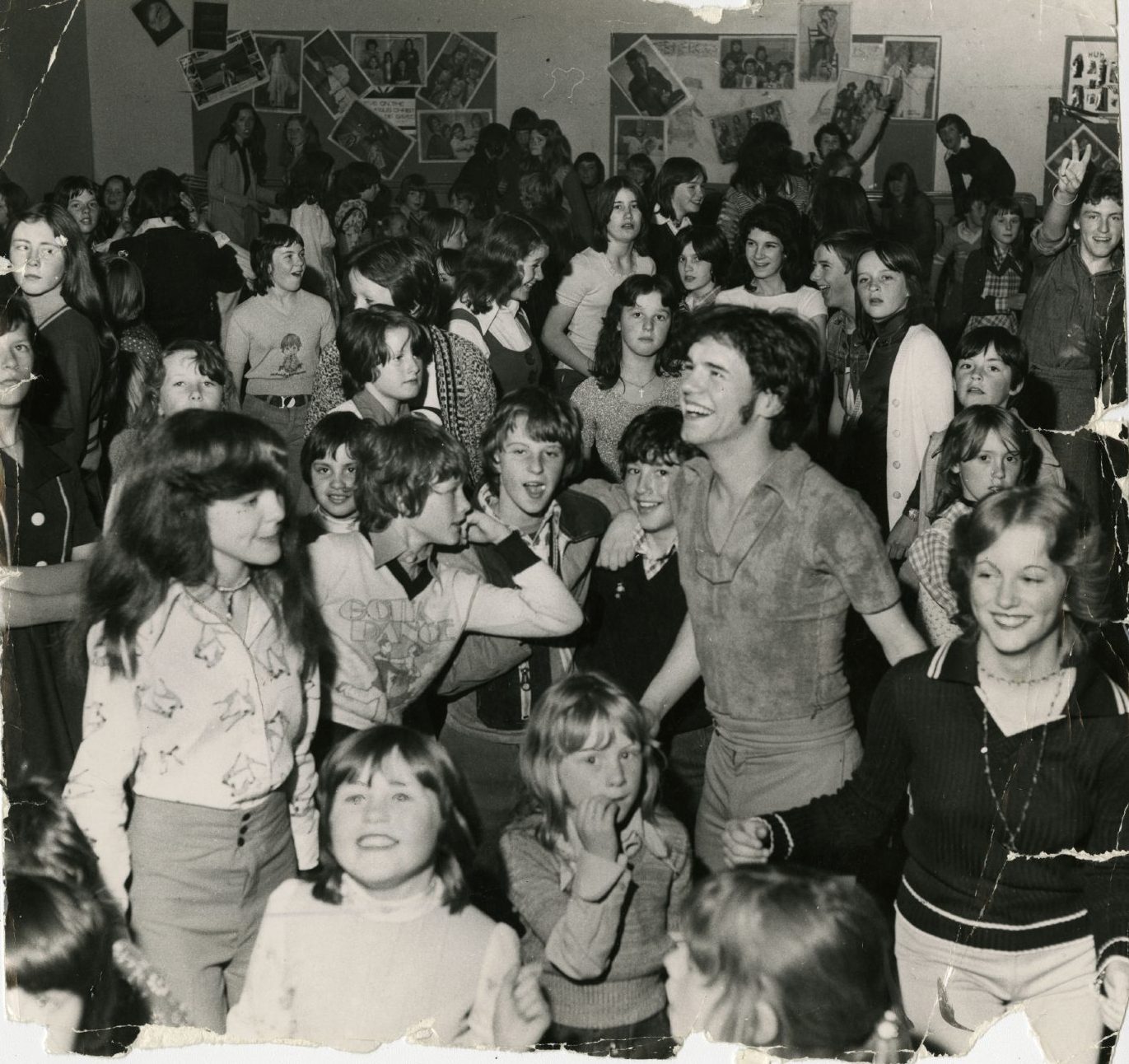 Some of the dancers at the disco in Whitfield in 1976 during happier times. Image: DC Thomson.