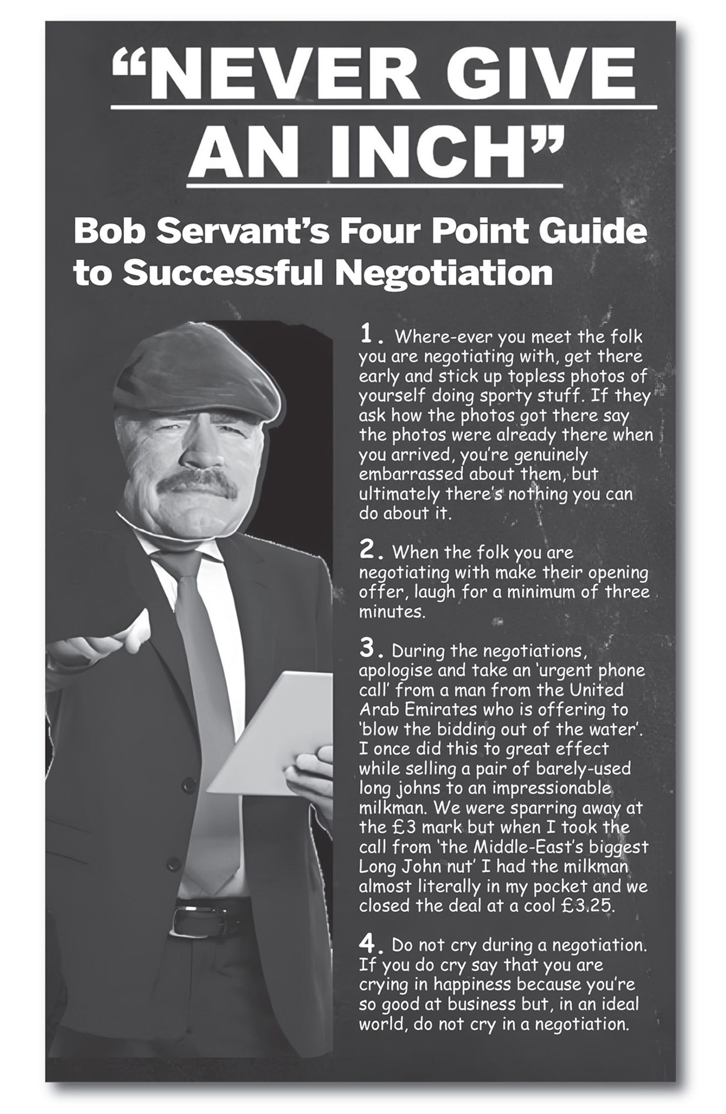 An image from the new Bob Servant book.