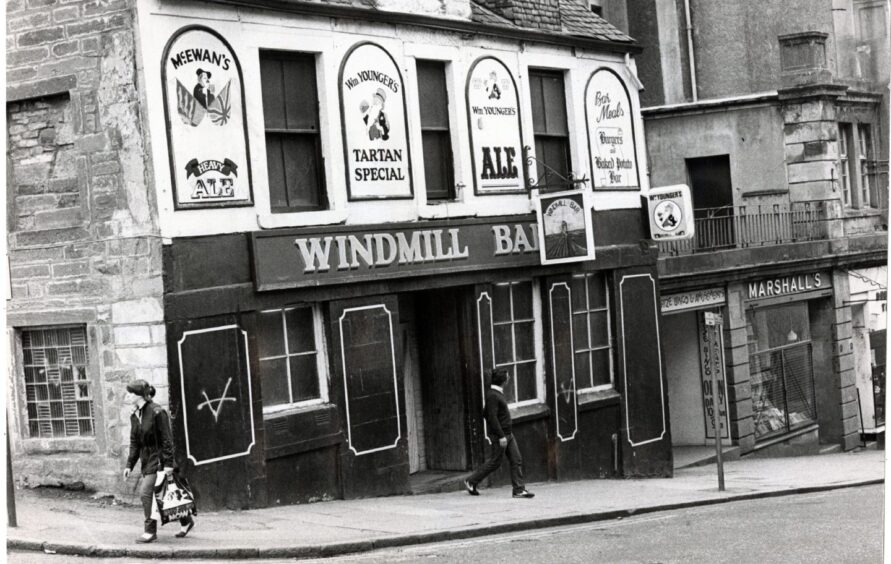 The outside of the Windmill Bar, which Robin Williams said was a rough diamond, but full of characters. Image: DC Thomson.
