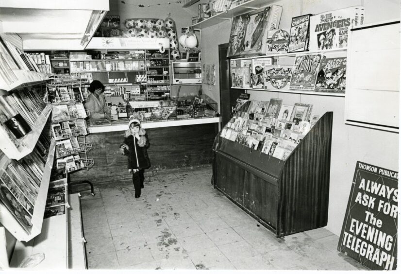 A child in the VG Store in 1978. Image: DC Thomson.