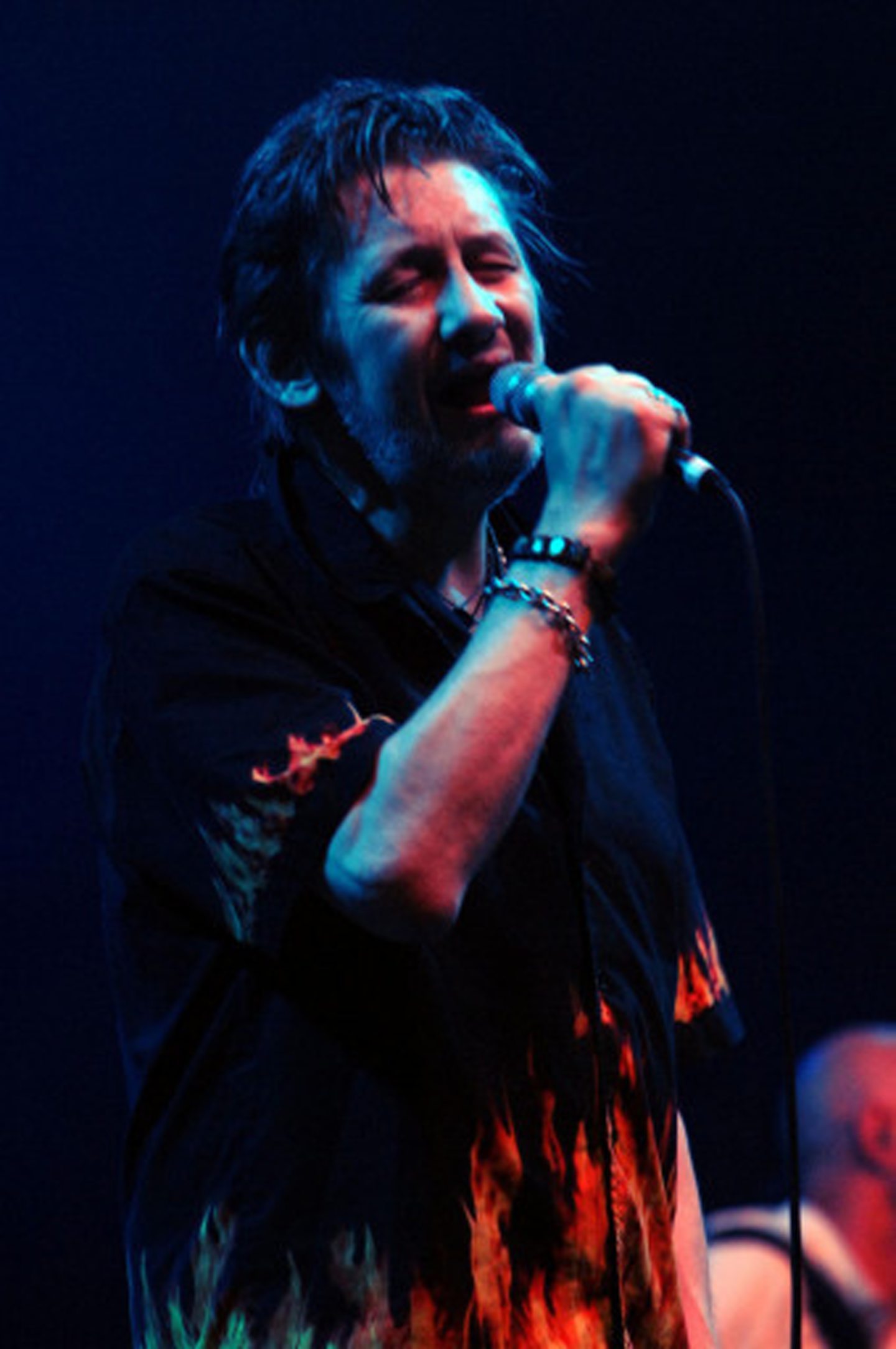 Shane MacGowan and The Pogues performs at T in the Park in 2008. Image: PA.