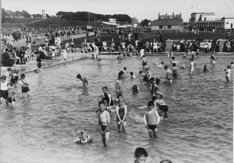 Swimmers in the paddling pool. Image: Supplied.