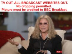 Barbra Streisand on BBC Breakfast (BBC/PA)