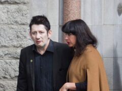 Shane MacGowan with his wife Victoria Mary Clarke (Liam McBurney/PA)