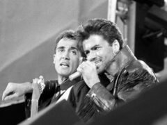Wham! was made up of Andrew Ridgeley and George Michael (PA)
