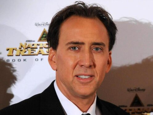 Nicolas Cage (Joel Ryan/PA)